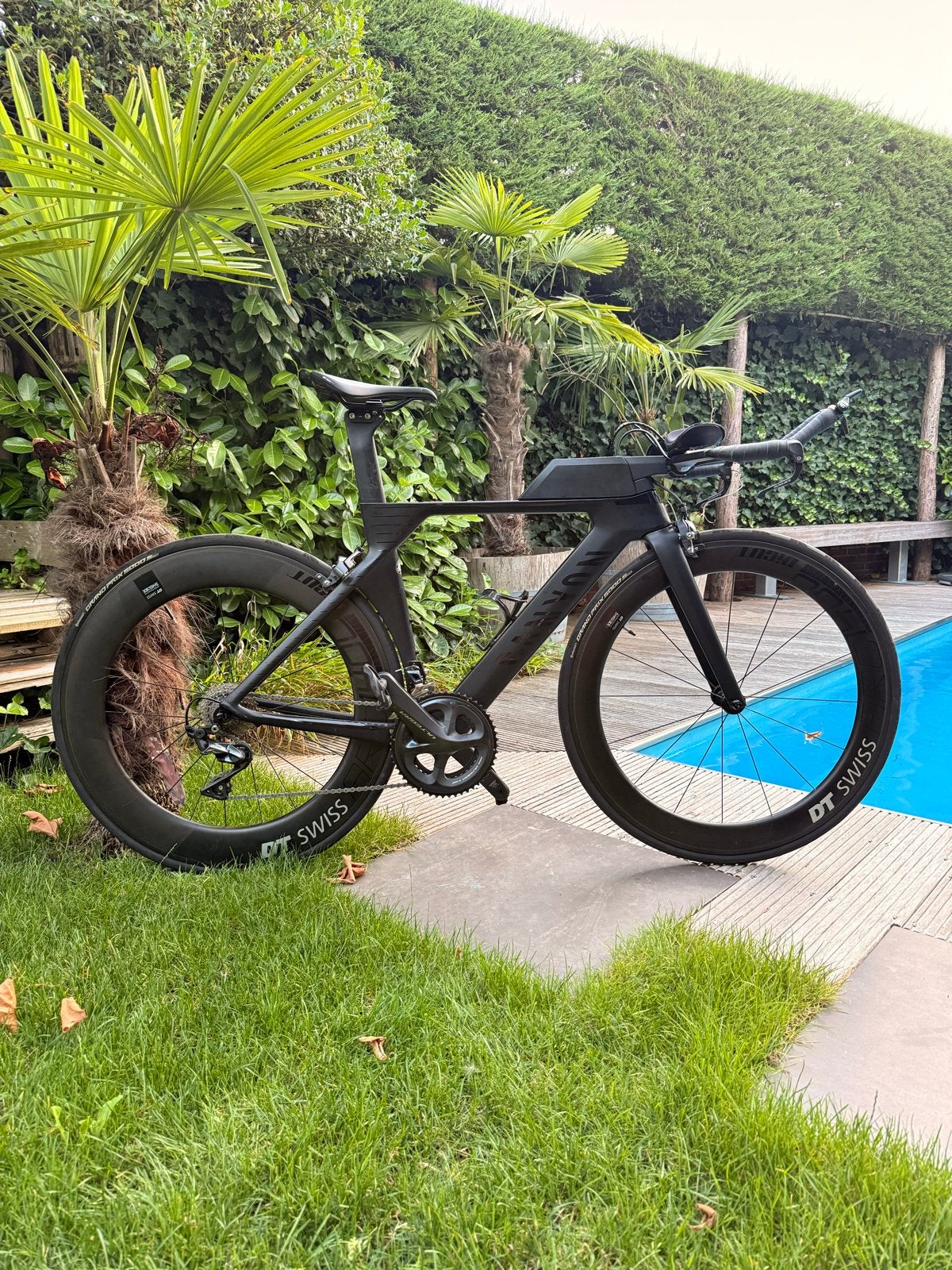 Canyon Speedmax CF 8.0 SL - Stealth - Maat XS, Fietsen en Brommers, Carbon, Velgrem, Minder dan 49 cm, Zo goed als nieuw