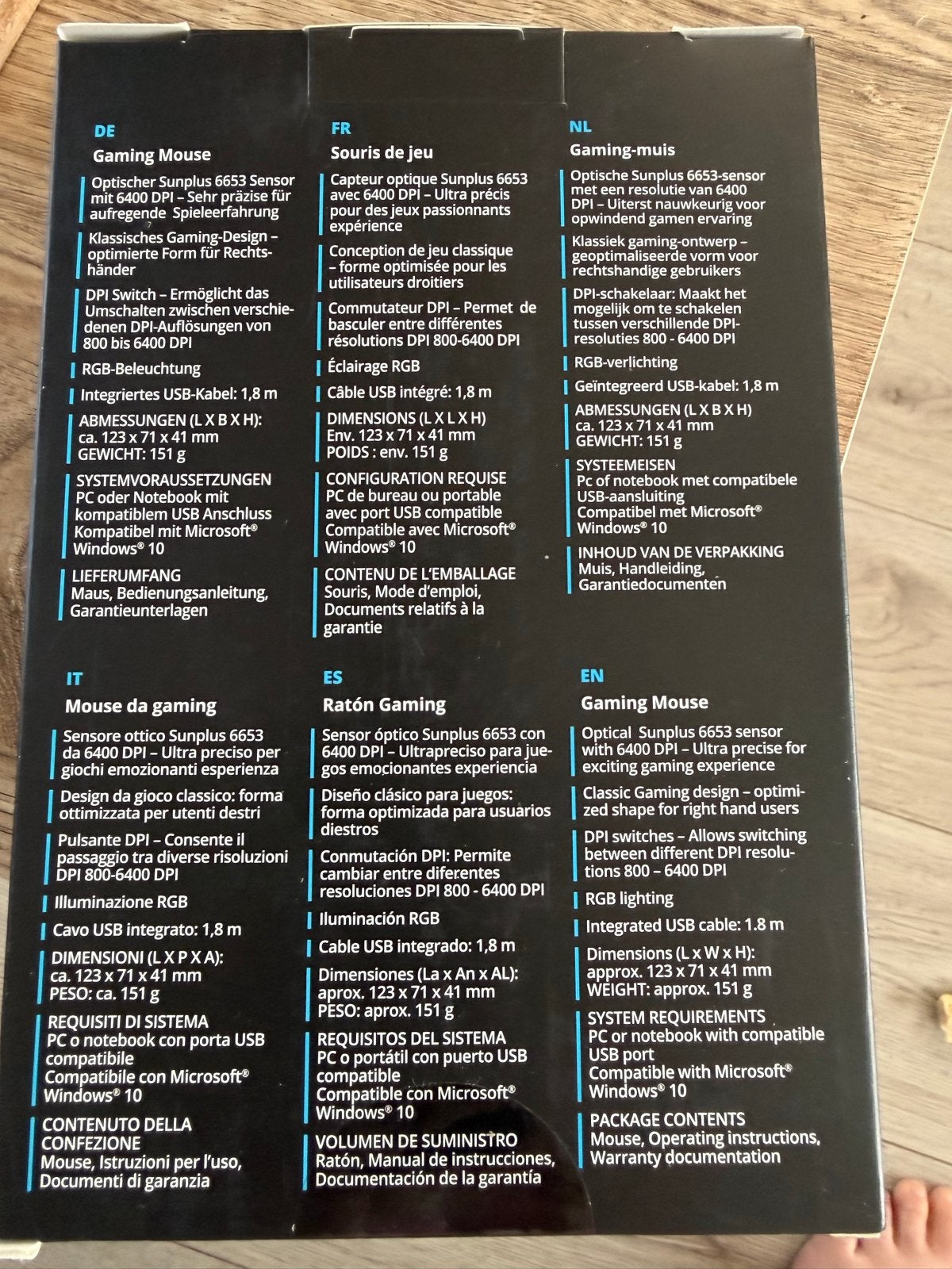 Medion Gaming Muis Supporter P10 - Nieuwstaat, Computers en Software, Ophalen of Verzenden, Nieuw, Muis, Gaming muis