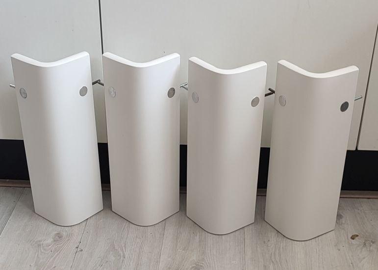 Auping auronde senioren poten Model 1500 hoog 41,5 cm, Ophalen, Wit, Tweepersoons, 140 cm