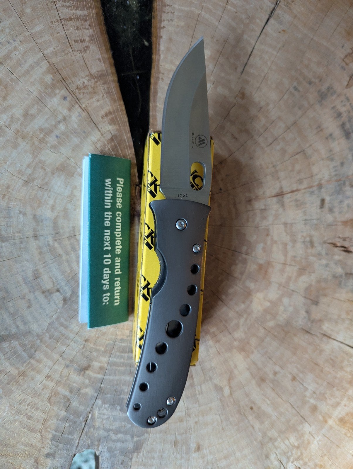 Vintage Buck x Tom Mayo zakmes (nieuw), Caravans en Kamperen, Kampeergereedschap, Ophalen of Verzenden, Nieuw