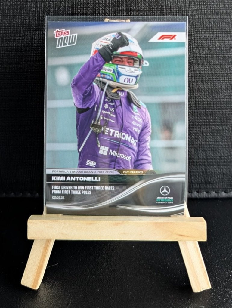 2025 topps Now f1 Kimi antonelli, Ophalen of Verzenden, Zo goed als nieuw, Plaatje