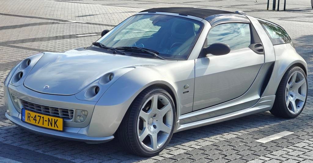 Smart Roadster 0.7 Coupe Brabus Xclusiv 2006, Auto's, Smart, Automaat, Achterwielaandrijving, Zwart, Leder