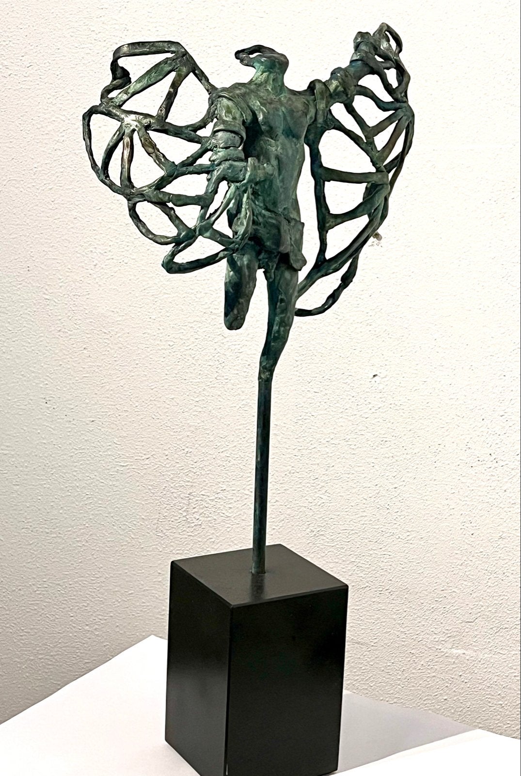 Abstract bronzen beeld van Icarus, Beeld, Europa, Abstract, Man