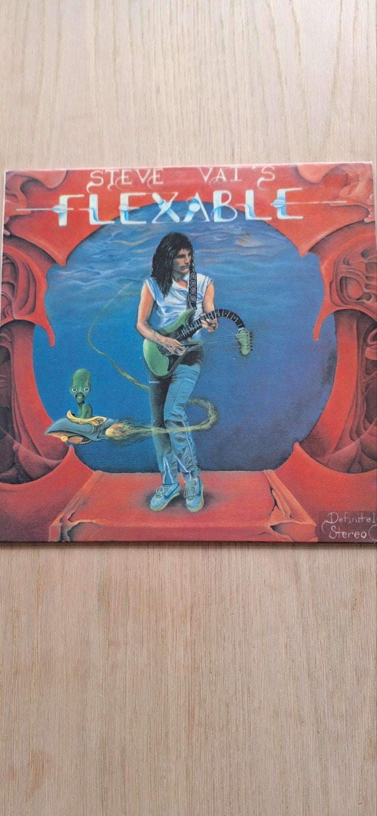 Steve Vai's Flex-Able LP - Originele Persing, Ophalen of Verzenden, Gebruikt