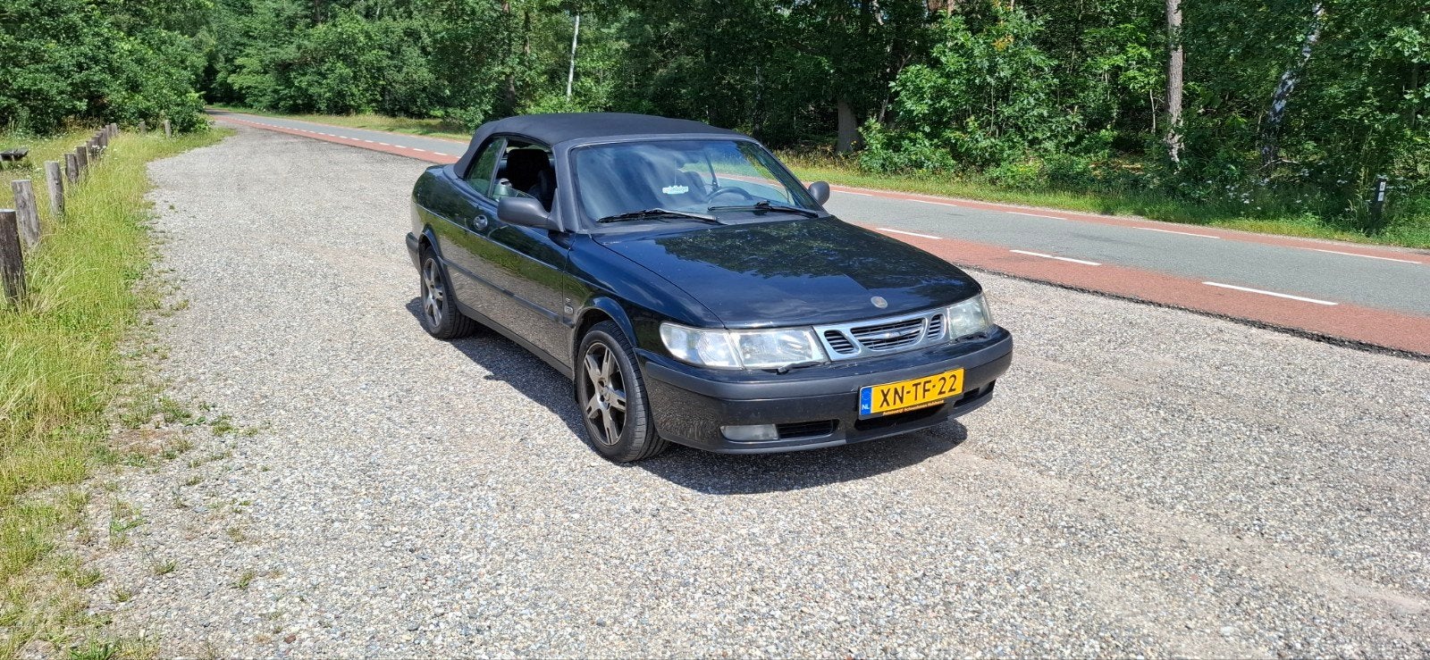 saab 9-3 1999, Auto's, Elektrische ramen, Zwart, 4 cilinders, Cabriolet
