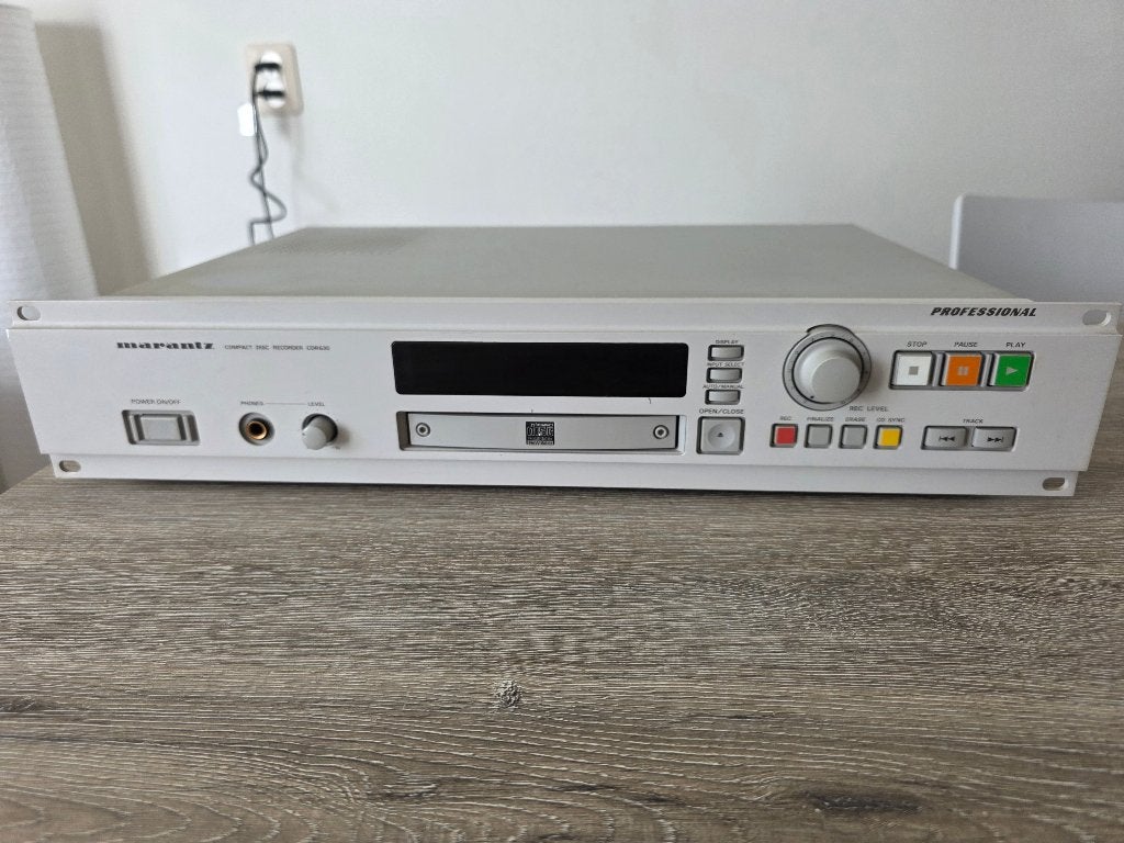 Marantz CDR630 Professionele Studio CD Recorder, Ophalen of Verzenden, Gebruikt, Audio
