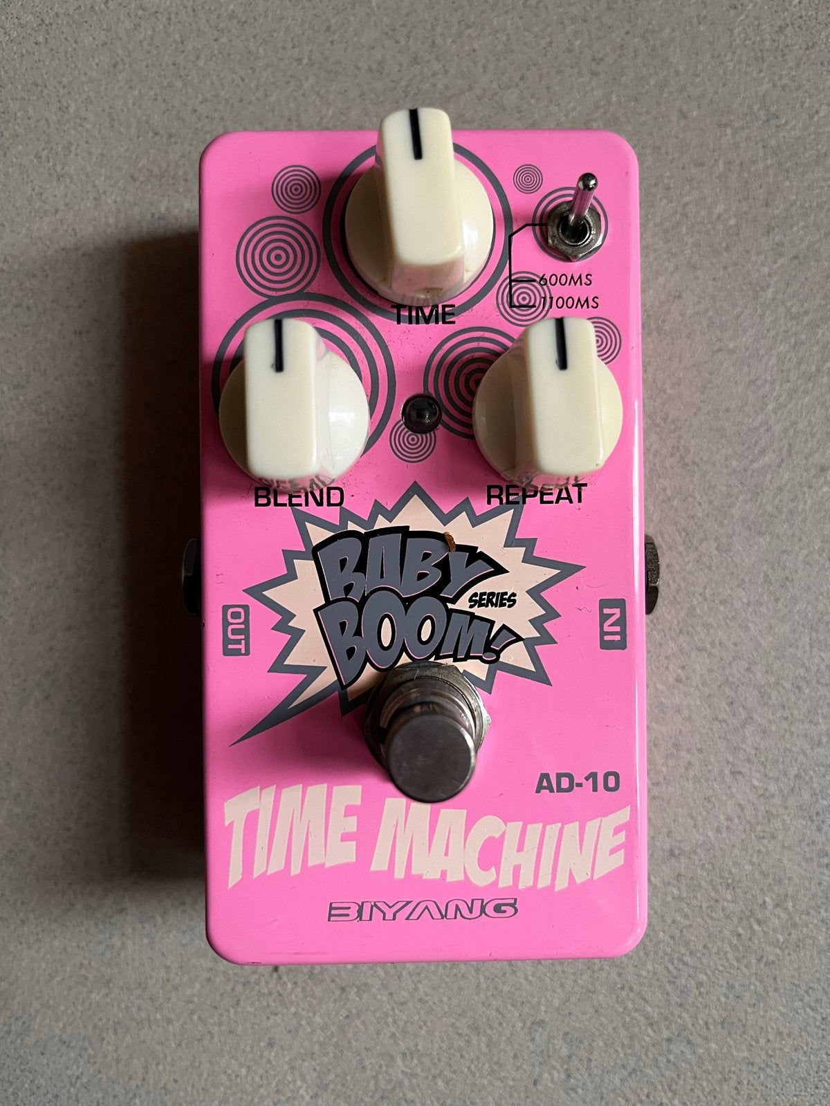 Biyang Baby Boom AD-10 Time Machine Delay, Ophalen of Verzenden, Gebruikt, Delay of Echo