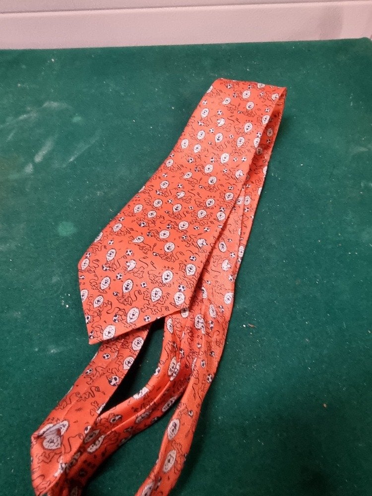 stropdas oranje met leeuwen holland voetbal, Kleding | Heren, Stropdassen, Ophalen of Verzenden, 'T Olde Gre-j, Info@toldegrej.nl