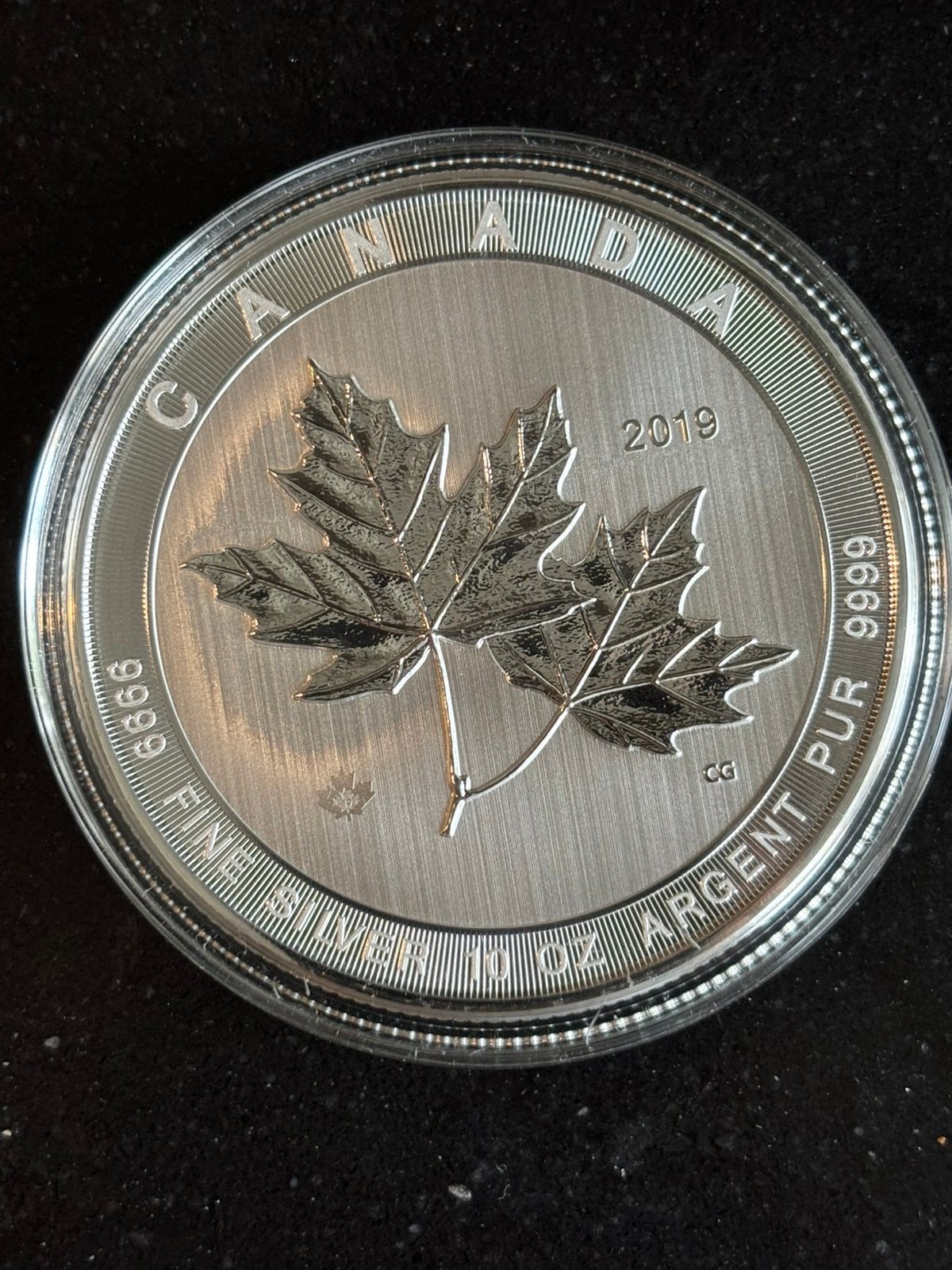 10oz Super Maple leaf - dikke zilveren munt 311 gram zilver, Verzenden, Zilver