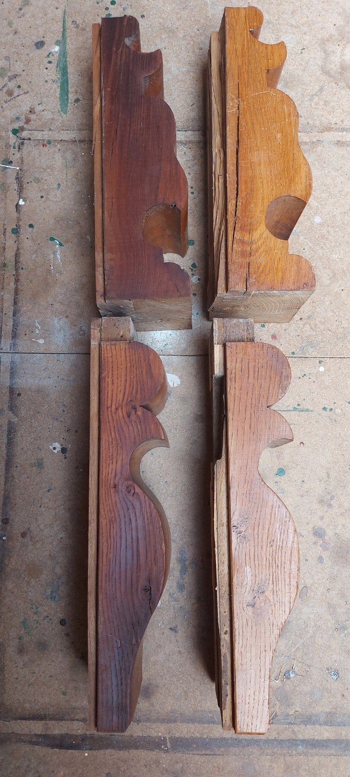 ornamenten, Doe-het-zelf en Verbouw, Hout en Planken, Eiken, Ophalen of Verzenden, Plank, 50 mm of meer