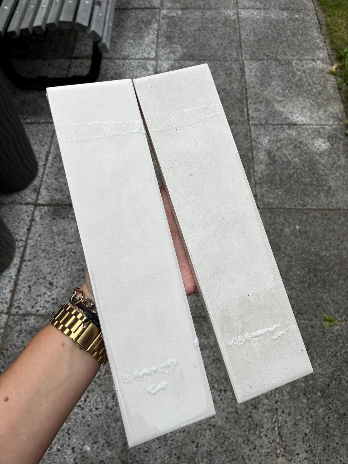 Pamesa keramische wandtegels Eleganza Beige7.5x30 cm, Ophalen, Nieuw, Minder dan 20 cm, 20 tot 40 cm
