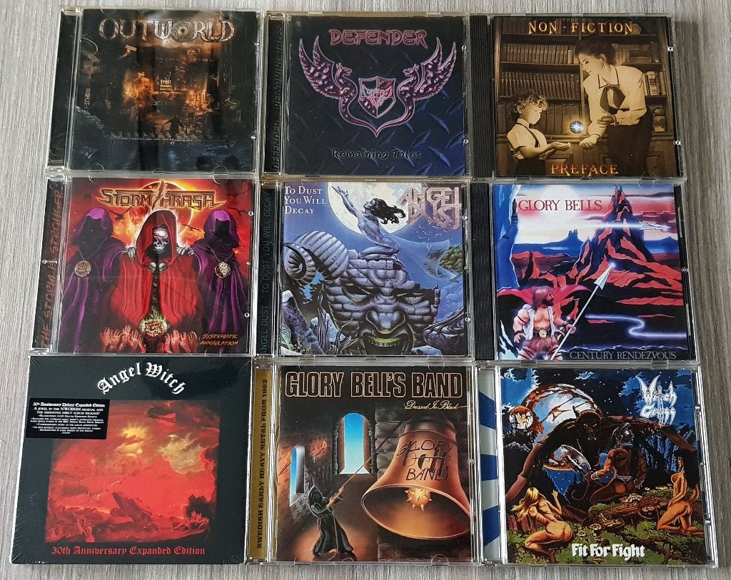 9 Metal Cd's, Cd's en Dvd's, Ophalen of Verzenden, Zo goed als nieuw
