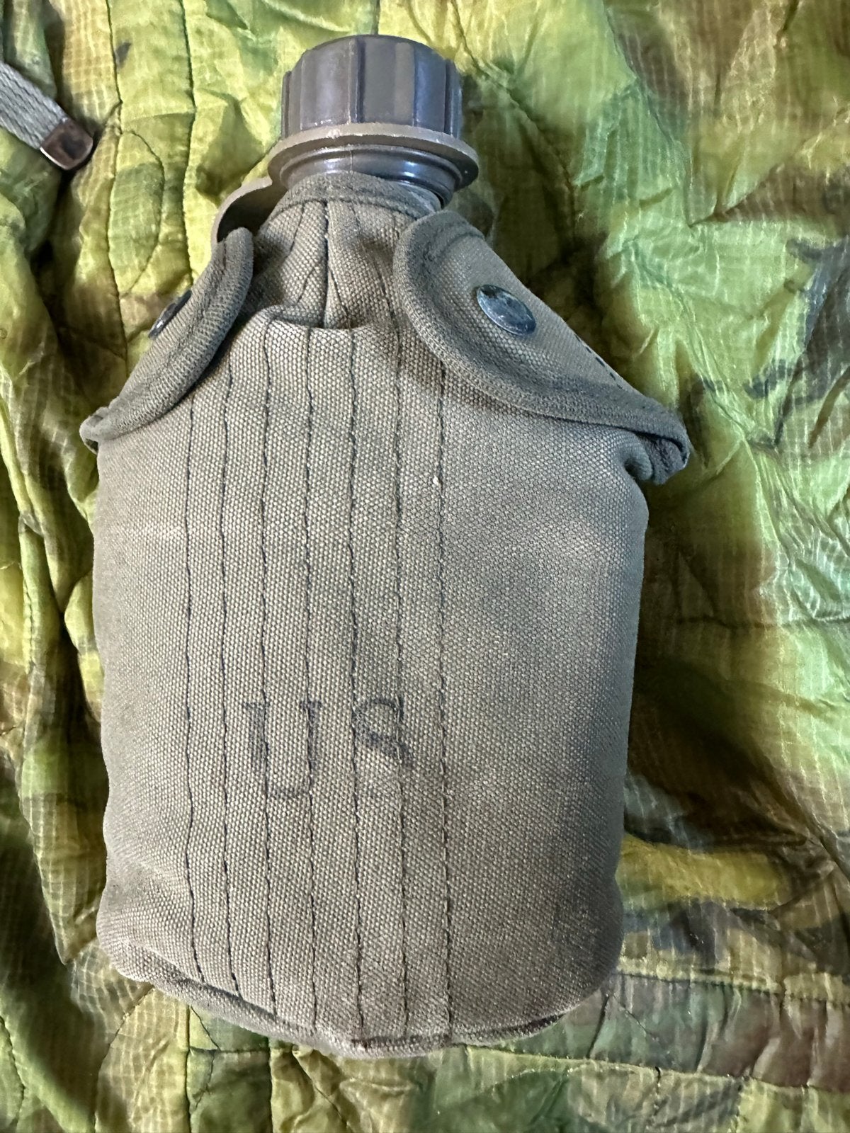 M56 Canteen met Cup - Vietnam Oorlog - Top Staat, Verzamelen, Ophalen of Verzenden, Landmacht, Amerika, Overige typen