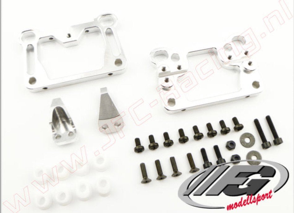 GEZOCHT FG Voorblok voorbok A & B Aluminium 2wd, Ophalen of Verzenden, Gebruikt, 1:5 t/m 1:8, Auto