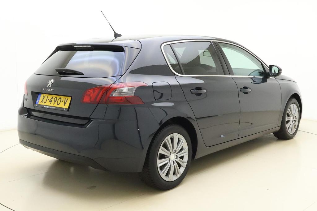 Peugeot 308 1.2 PureTech Blue Lease Premium | Apple carplay/, Auto's, Peugeot, Gebruikt, Euro 6, Leder en Stof, Handgeschakeld