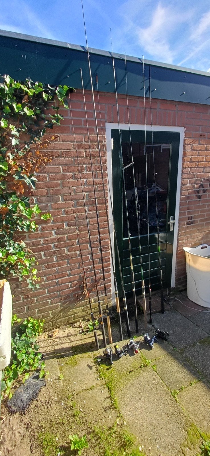 Visspullen, Ophalen, Zo goed als nieuw, Complete hengel