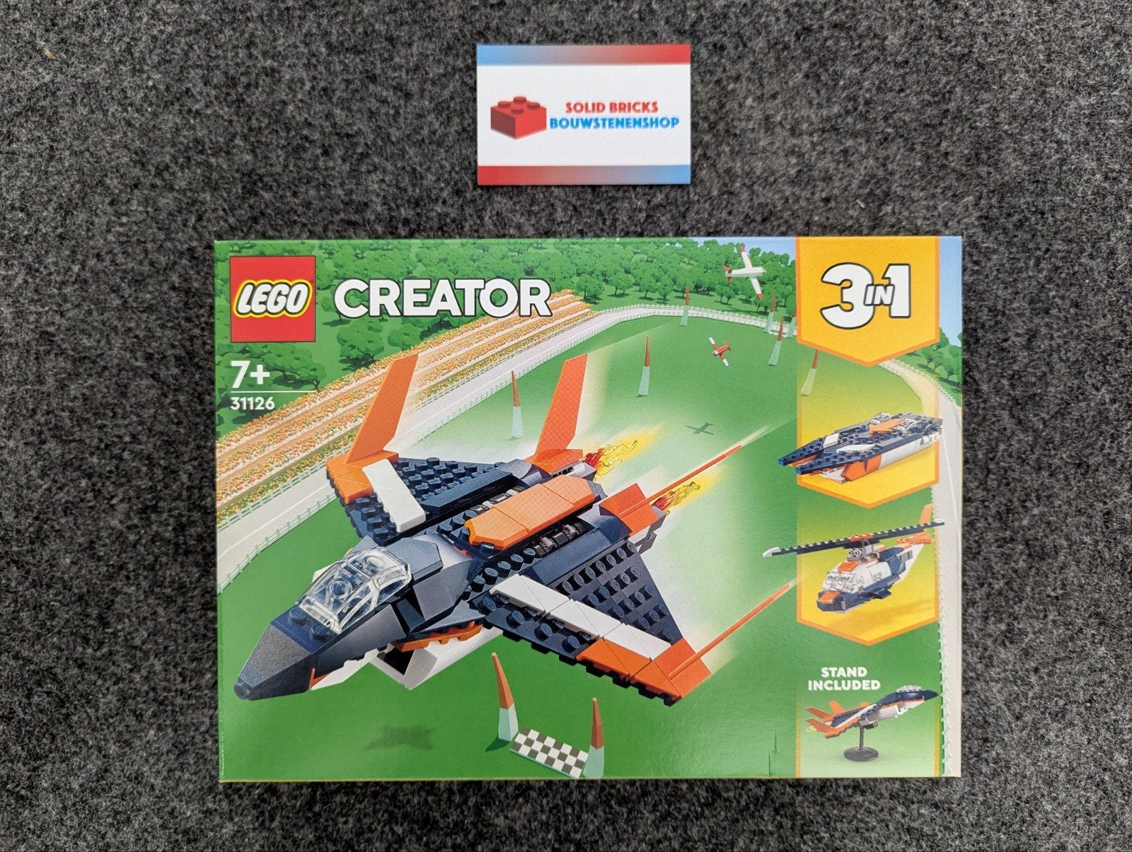 LEGO Creator 31126 Supersonisch Vliegtuig 3-in-1 Nieuw, Kinderen en Baby's, Speelgoed | Duplo en Lego, Ophalen of Verzenden, Nieuw