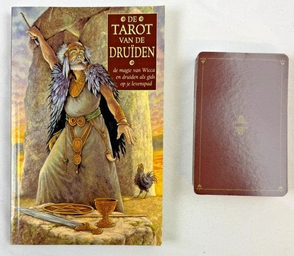 De tarot van de Druiden Philip Carr-Gomm Nederlands compleet, Tarot of Kaarten leggen, Verzenden, Overige typen, Zo goed als nieuw