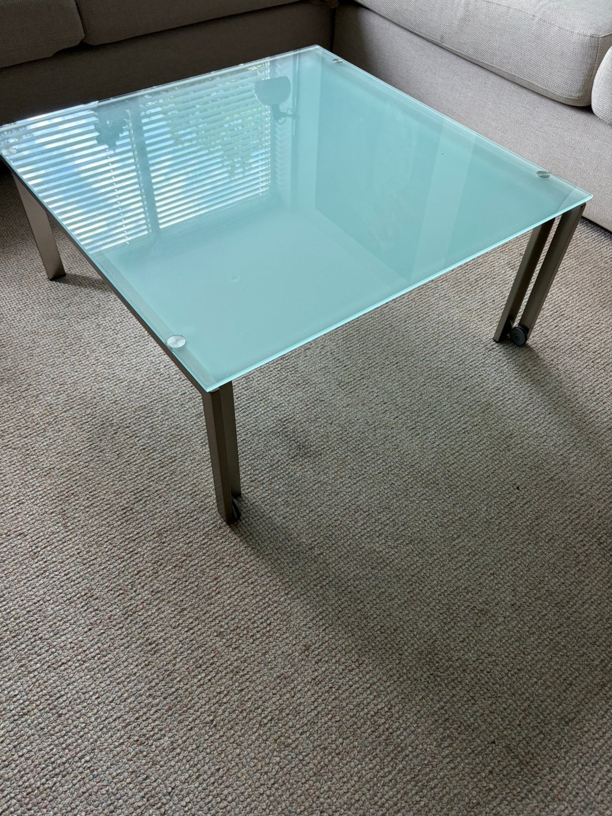 Mooie vintage Italiaans design salontafel Uitschuifbaar, Huis en Inrichting, Ophalen, 100 tot 150 cm, 50 tot 100 cm, Zo goed als nieuw
