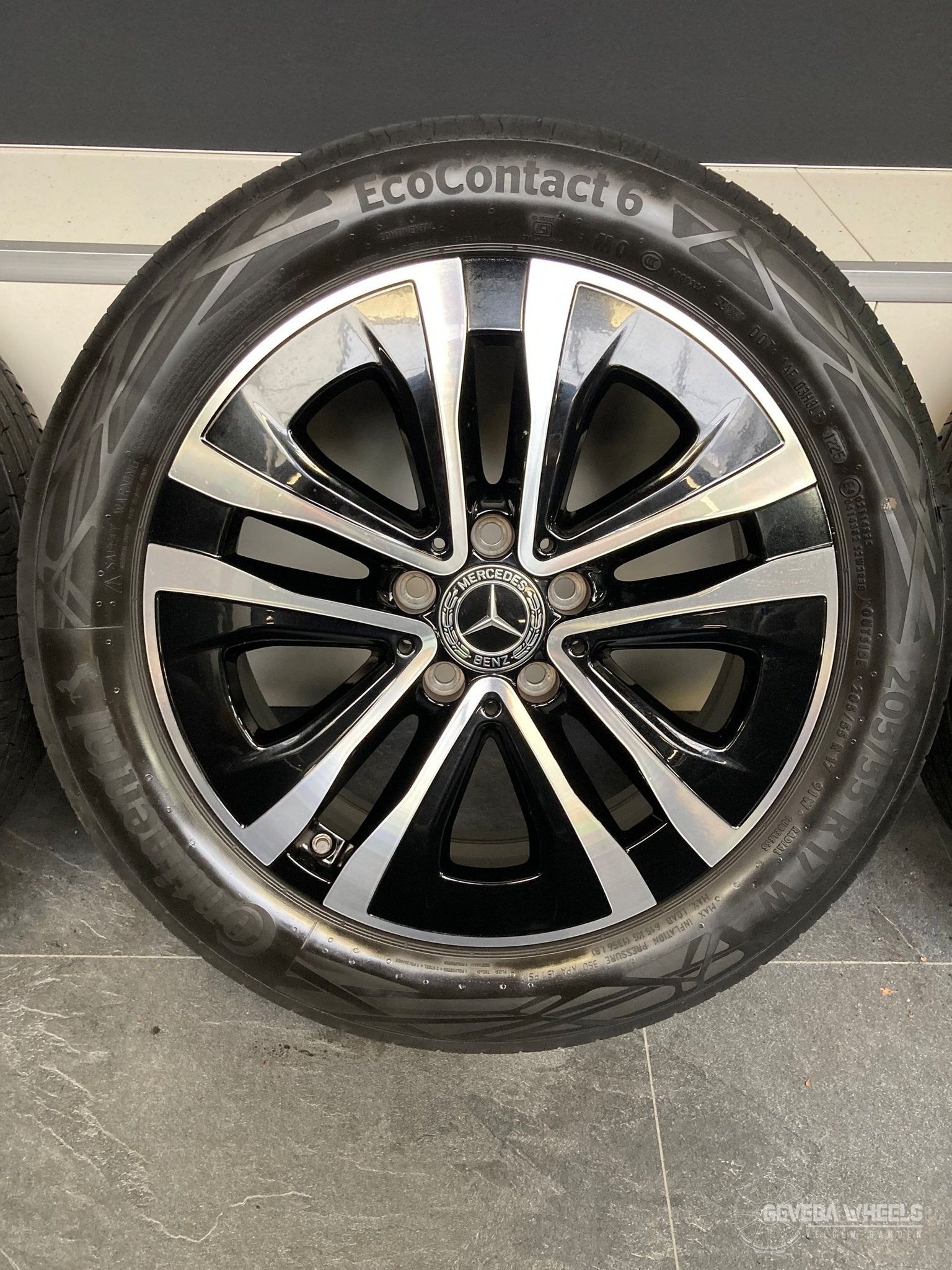 17” originele Mercedes A W177 velgen banden B W247 CLA X118, Gebruikt, -, -, Banden en Velgen