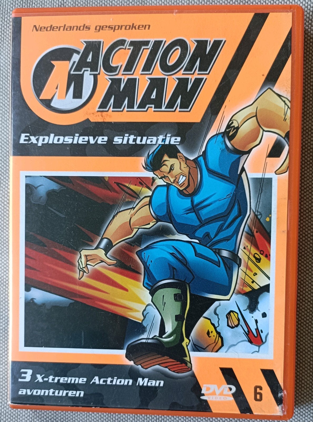 Action Man - Explosieve Situatie DVD (Nederlands gesproken), Avontuur, Gebruikt, Vanaf 6 jaar, Film