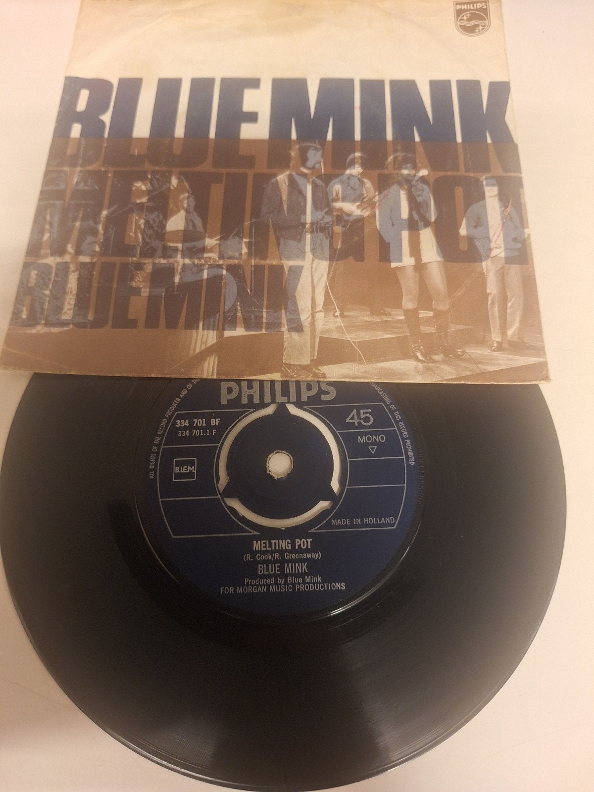 Blue Mink - Melting Pot, 1969., Fotohoes, Verzenden, 7 inch, Pop