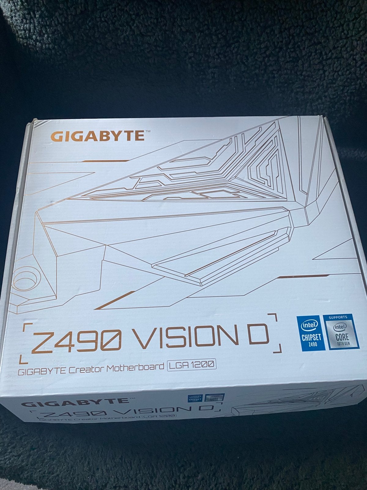 Gigabyte Z490 Vision D Moederbord - Defect (Fout C44), Computers en Software, Verzenden, Niet werkend, Intel, DDR4