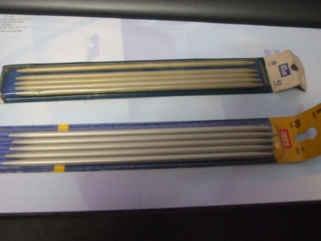 Prym sokken breinaalden 20cm 4,5 mm en 5 mm, Ophalen of Verzenden, Nieuw, Breien, Naald