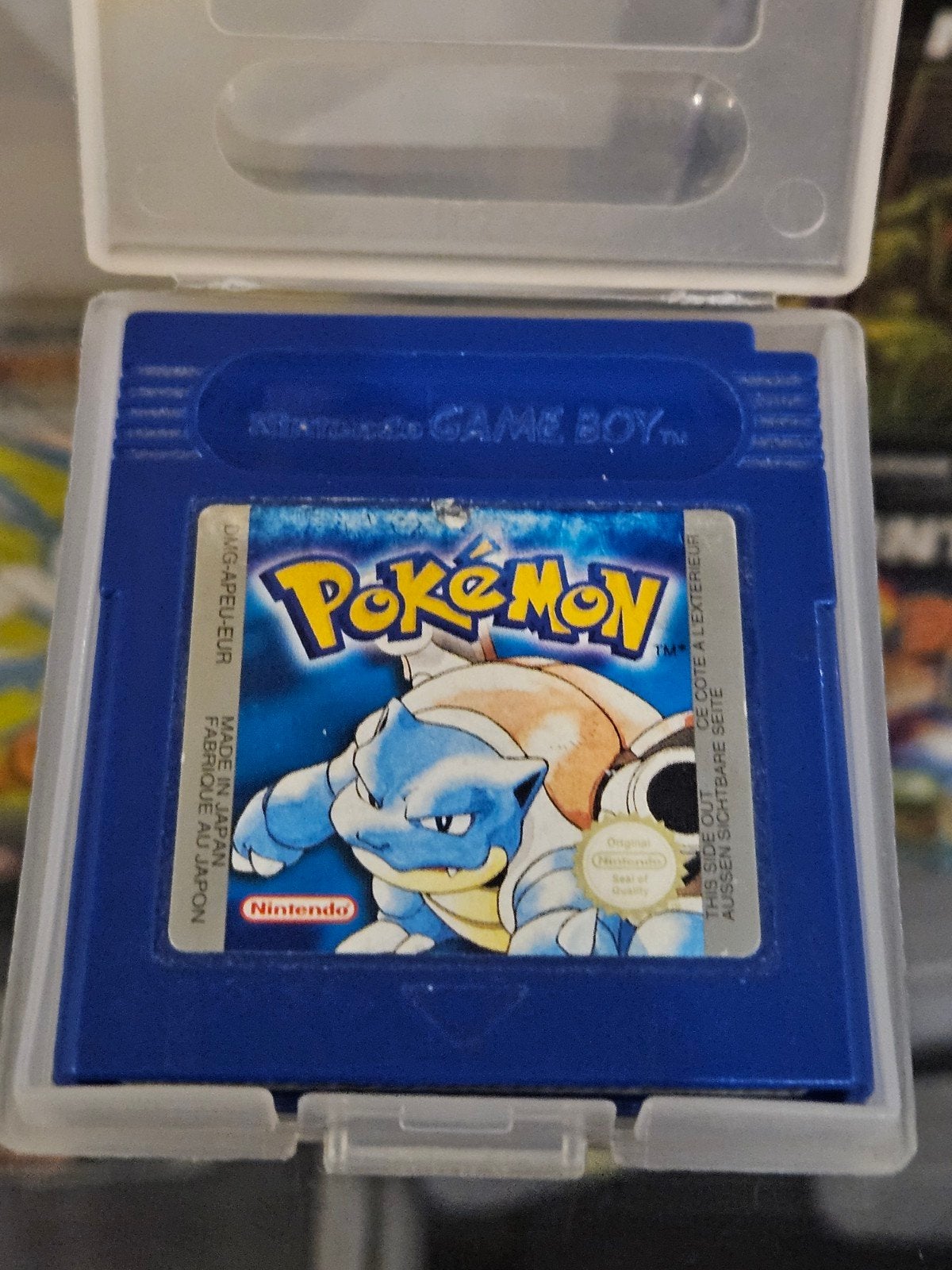 Originele Pokémon Blue (Game Boy) - 100% Authentiek, Gebruikt, 1 speler, Ophalen of Verzenden, Role Playing Game (Rpg)