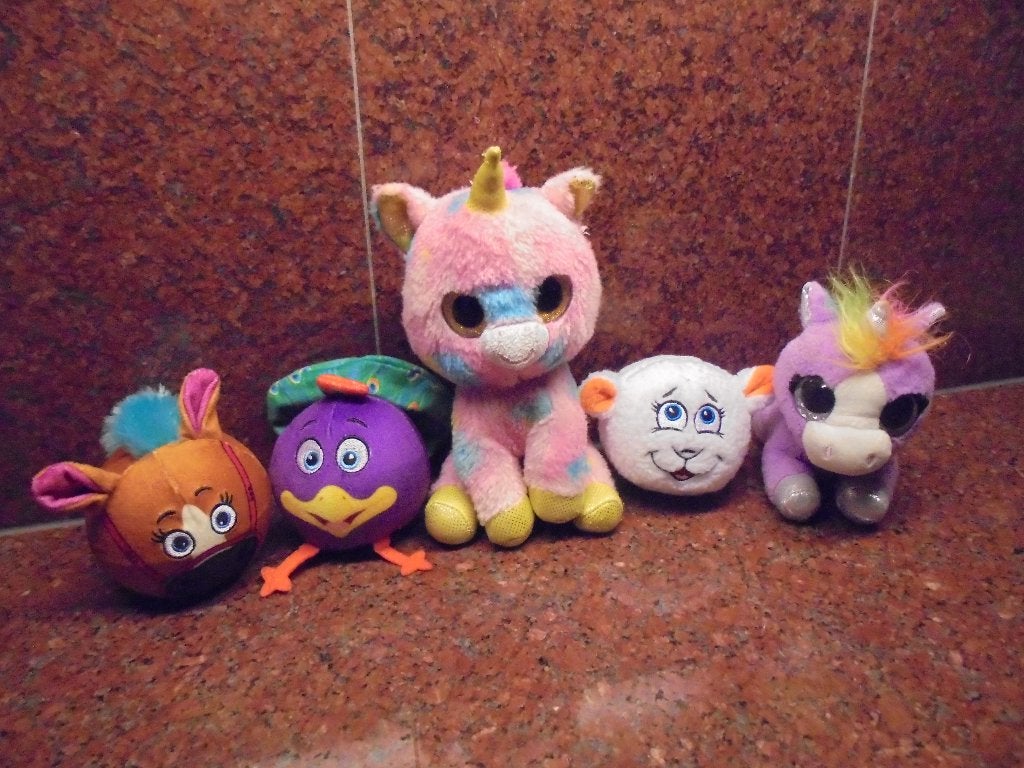 12 knuffels o.a. de witte van Anne geddes, Ophalen of Verzenden, Zo goed als nieuw, Overige typen, Overige merken