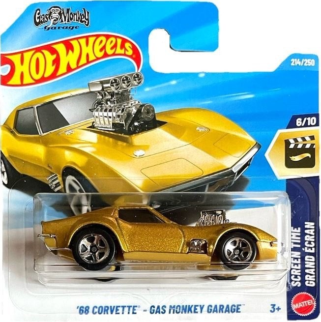 Hot Wheels '68 Corvette - Gas Monkey Garage haakje gebogen, Ophalen of Verzenden, Nieuw