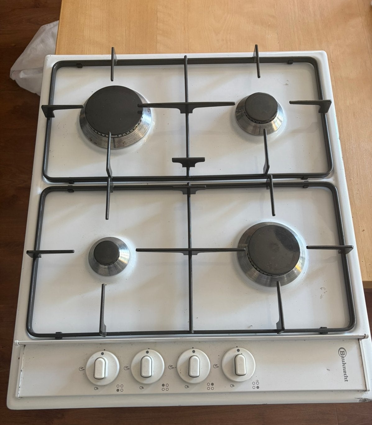 Gasfornuis 4 pits, Ophalen, Gebruikt, 4 kookzones, Energieklasse A of zuiniger