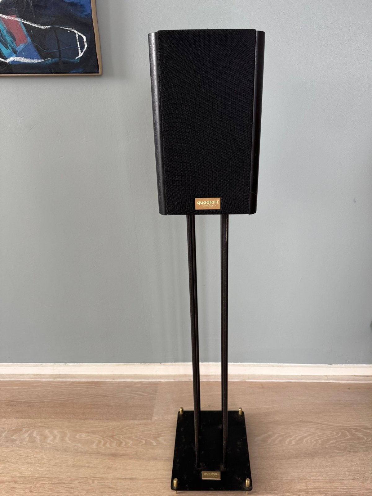 €50! Quadral Phonologue C IPSO speakers met standaarden, Audio, Tv en Foto, Luidsprekers, Stereo speakers, Gebruikt, Inclusief standaarden