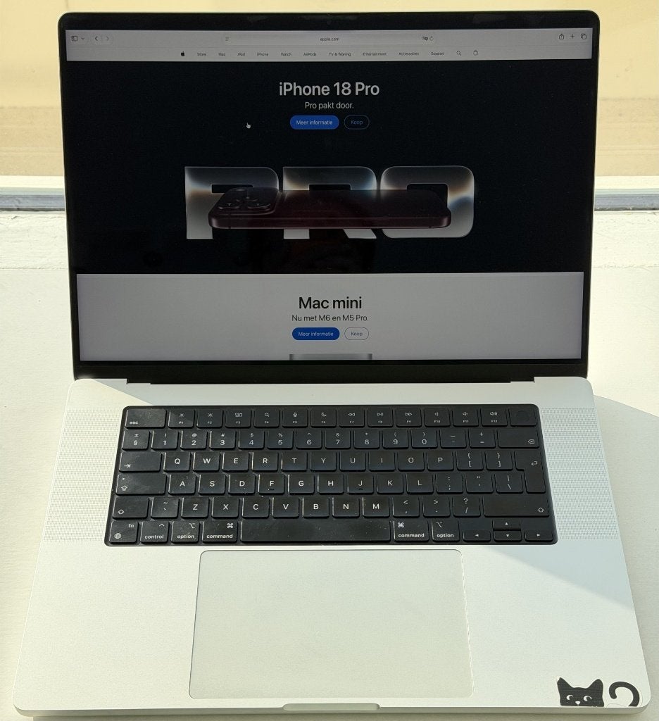 MacBook Pro 16 M1 Pro 16GB RAM 512GB SSD 2021, MacBook Pro, Gebruikt, Qwerty, 512 GB
