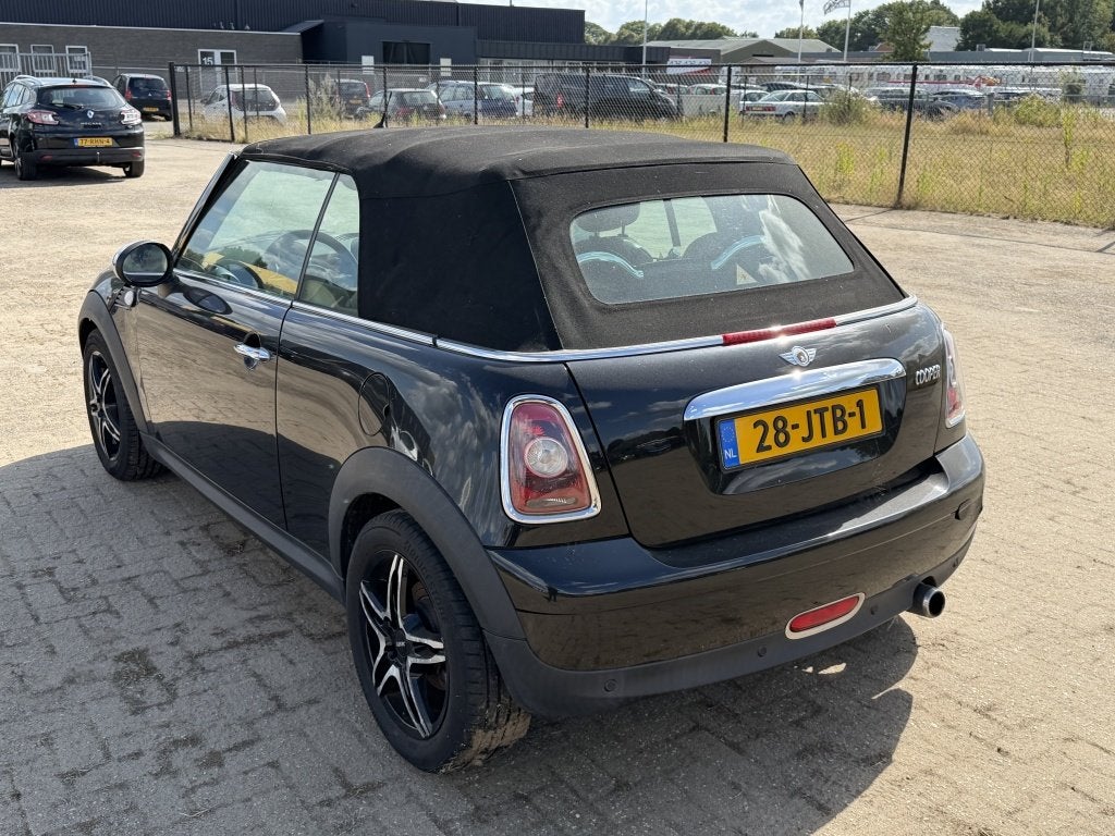 MINI Cabrio 1.6 Cooper Chili| 2009| LEER| CLIMA| MOTOR STUK, Auto's, Mini, 1140 kg, Gebruikt, Beige, 4 cilinders