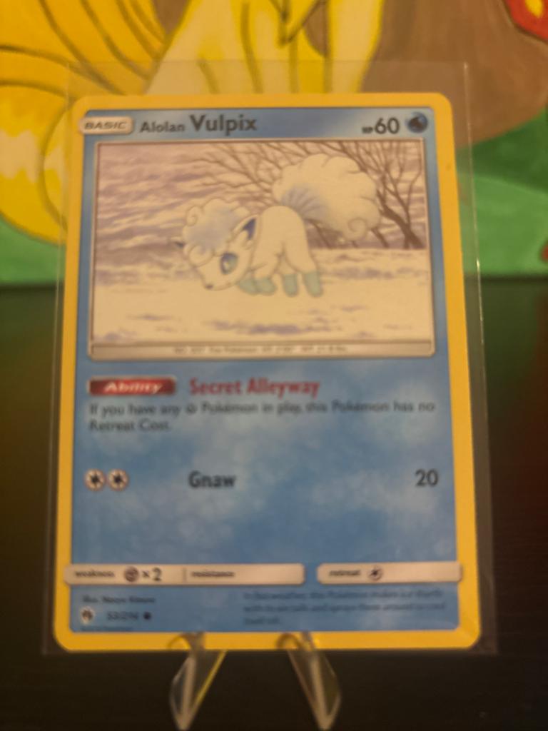 Lost Thunder - Pokémon Kaart Alolan Vulpix, Ophalen of Verzenden, Gebruikt, Losse kaart