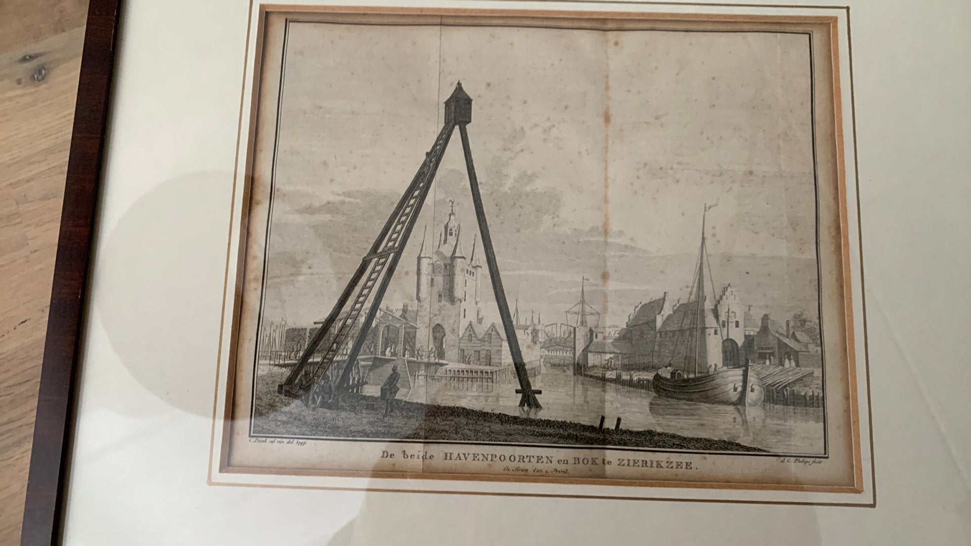 Ets van de beide havenpoorten en bok te zierikzee, Ophalen of Verzenden