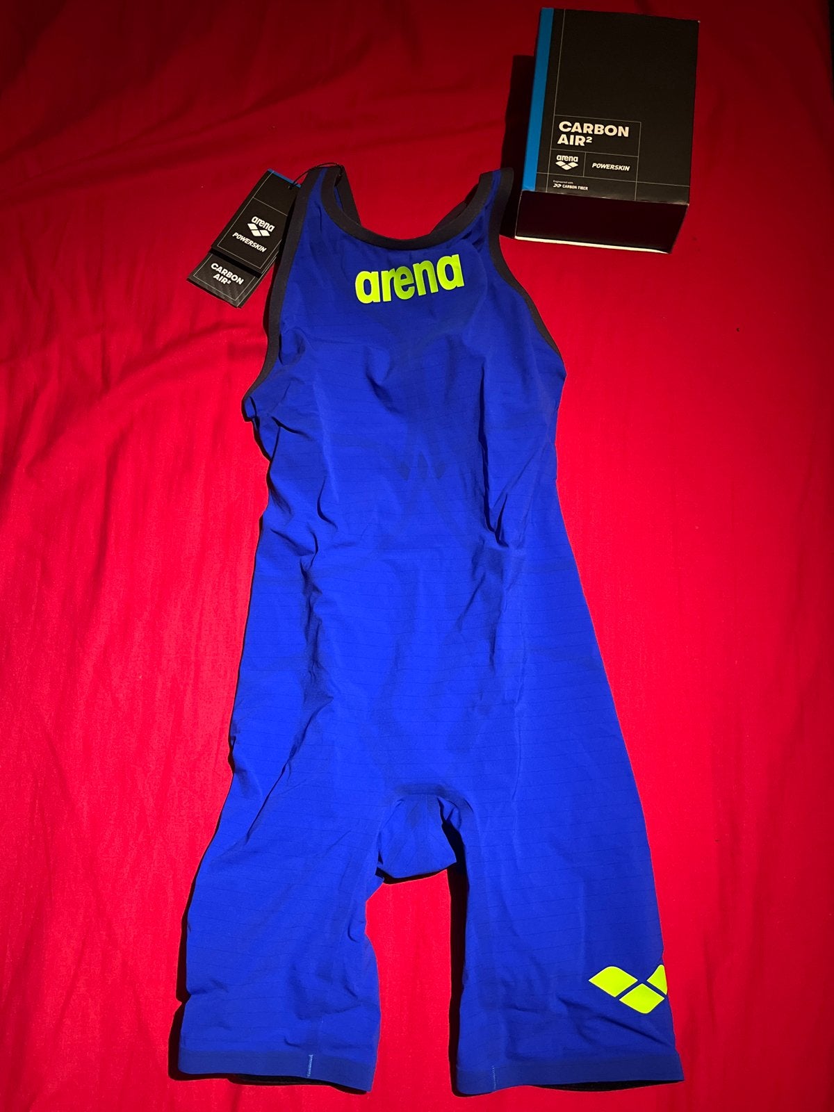 Arena Powerskin Carbon Air2 - Blauw wedstrijdzwempak, Ophalen of Verzenden, Nieuw, Blauw, Badpak