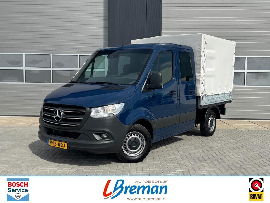 Mercedes-benz SPRINTER 215CDi Automaat(9) 150pk Dubbel Cabin, Auto's, Bestelauto's, Automaat, Startonderbreker, Blauw, Mercedes-Benz