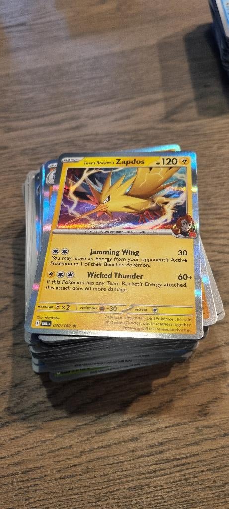 Pokémon Destined Rivals kaarten bulk, Ophalen of Verzenden, Zo goed als nieuw, Meerdere kaarten