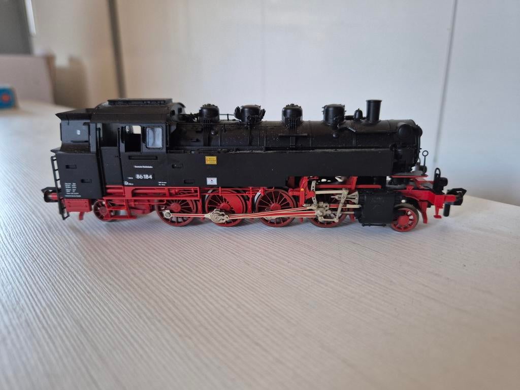 Nette Fleischmann H0 BR86 stoomloc 4087 K, Hobby en Vrije tijd, Gebruikt, Fleischmann, Ophalen of Verzenden, Gelijkstroom