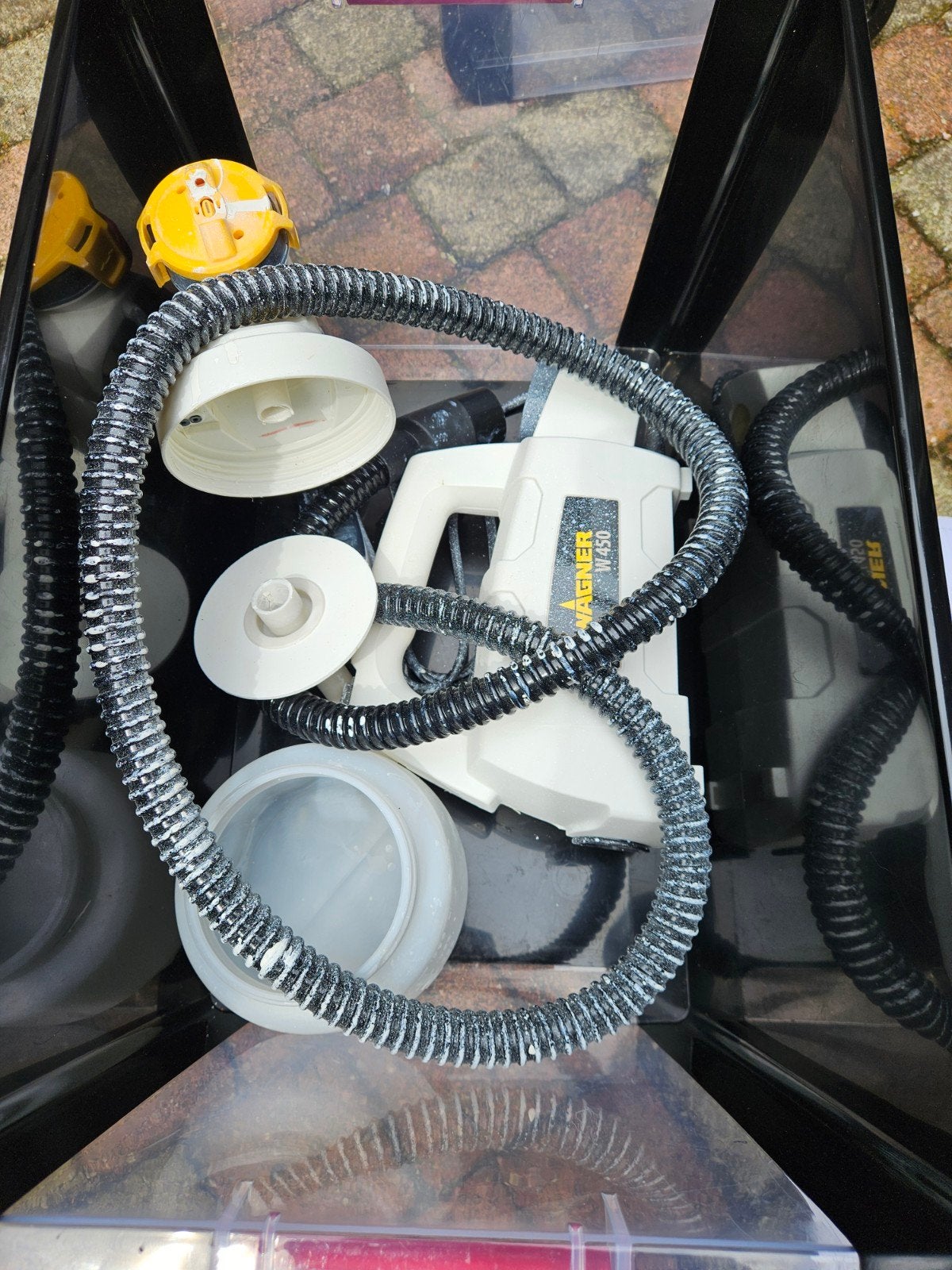 Wagner W 450 Wall Sprayer Verfspuit - 1 x gebruikt, Ophalen of Verzenden, Gebruikt, Verfspuit of Verfpomp