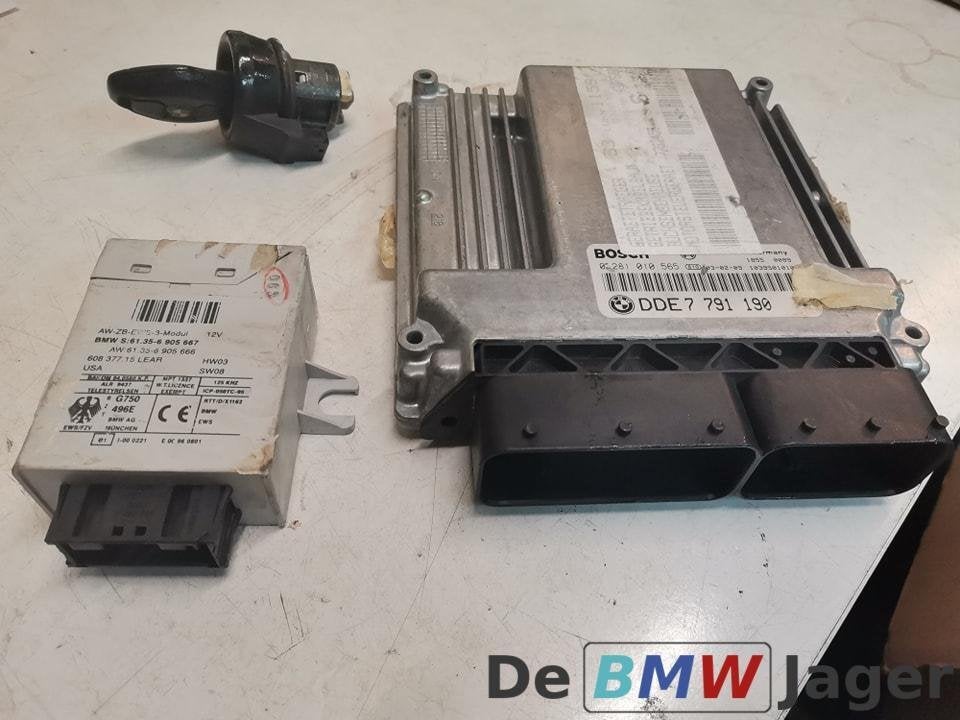 DDE met EWS en sleutel BMW 3-serie E46 320D M47N 7791190, Gebruikt, Ophalen of Verzenden, BMW