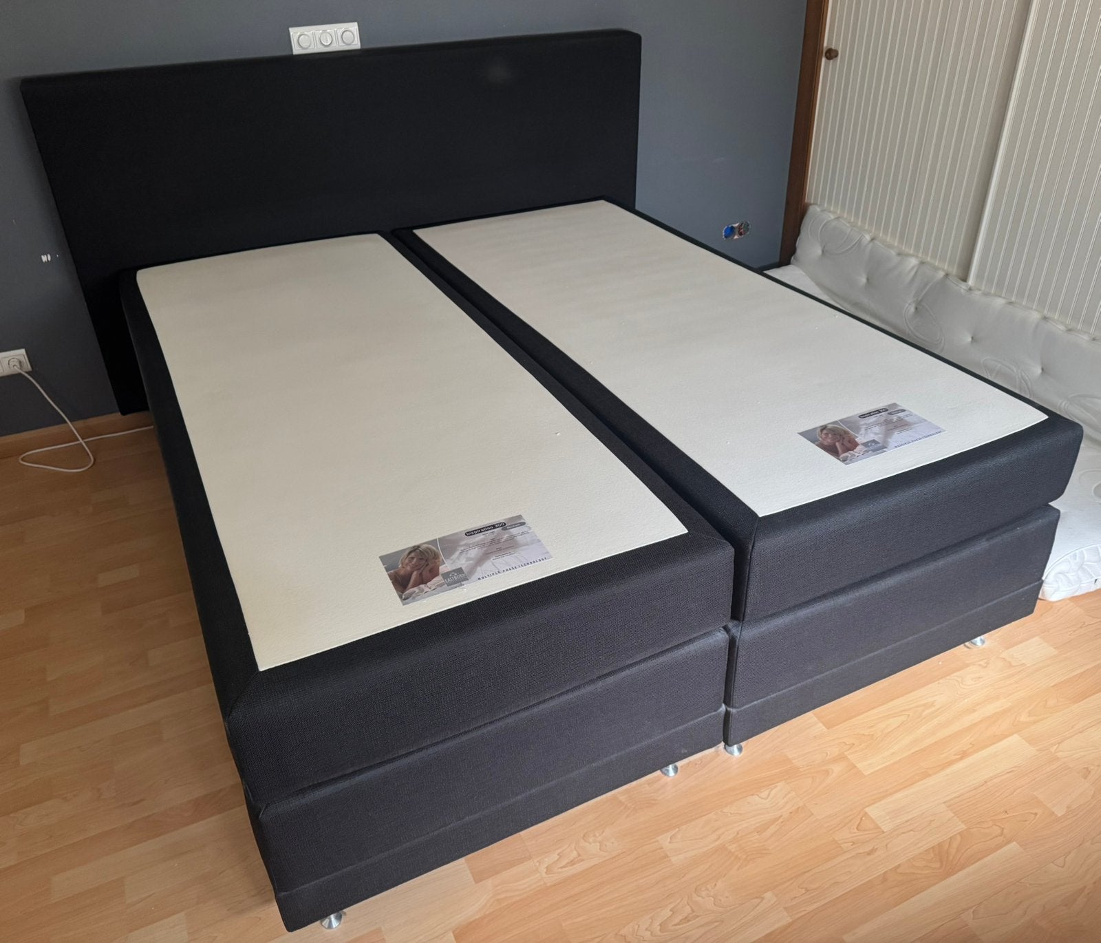 Prachtig Eastborn Kingsize bed / boxspring 1.80 x 2.10 !!, Ophalen, 210 cm, Tweepersoons, Zo goed als nieuw