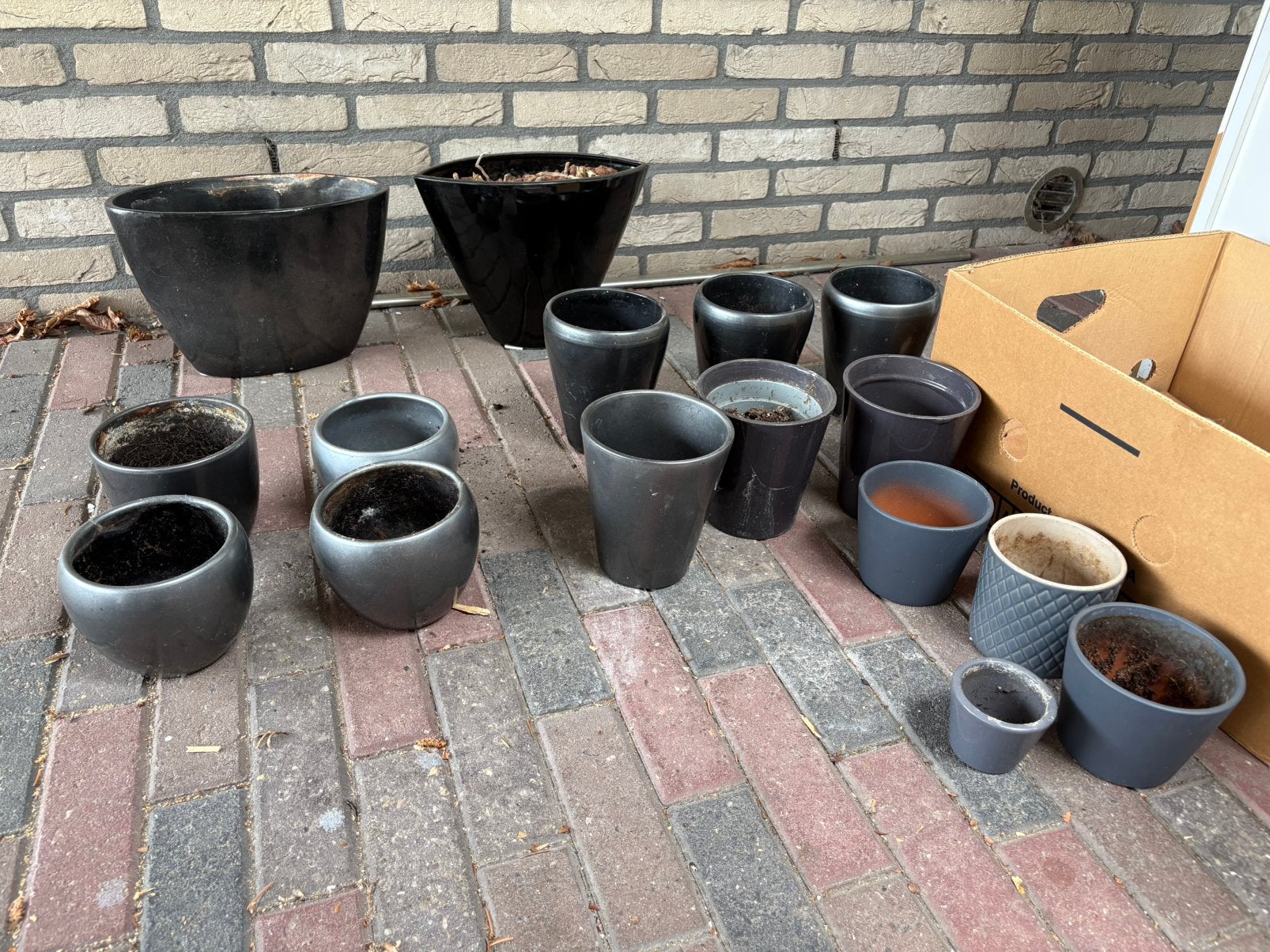 Binnen bloempotten gratis, Ophalen, Rond, Binnen, Zo goed als nieuw