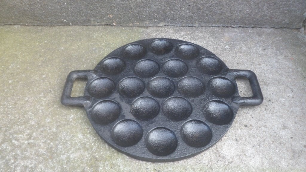 Gietijzer poffertjespan Koopmans poffertjes pan ijzer 24 cm., Huis en Inrichting, Keuken | Potten en Pannen, Ophalen of Verzenden