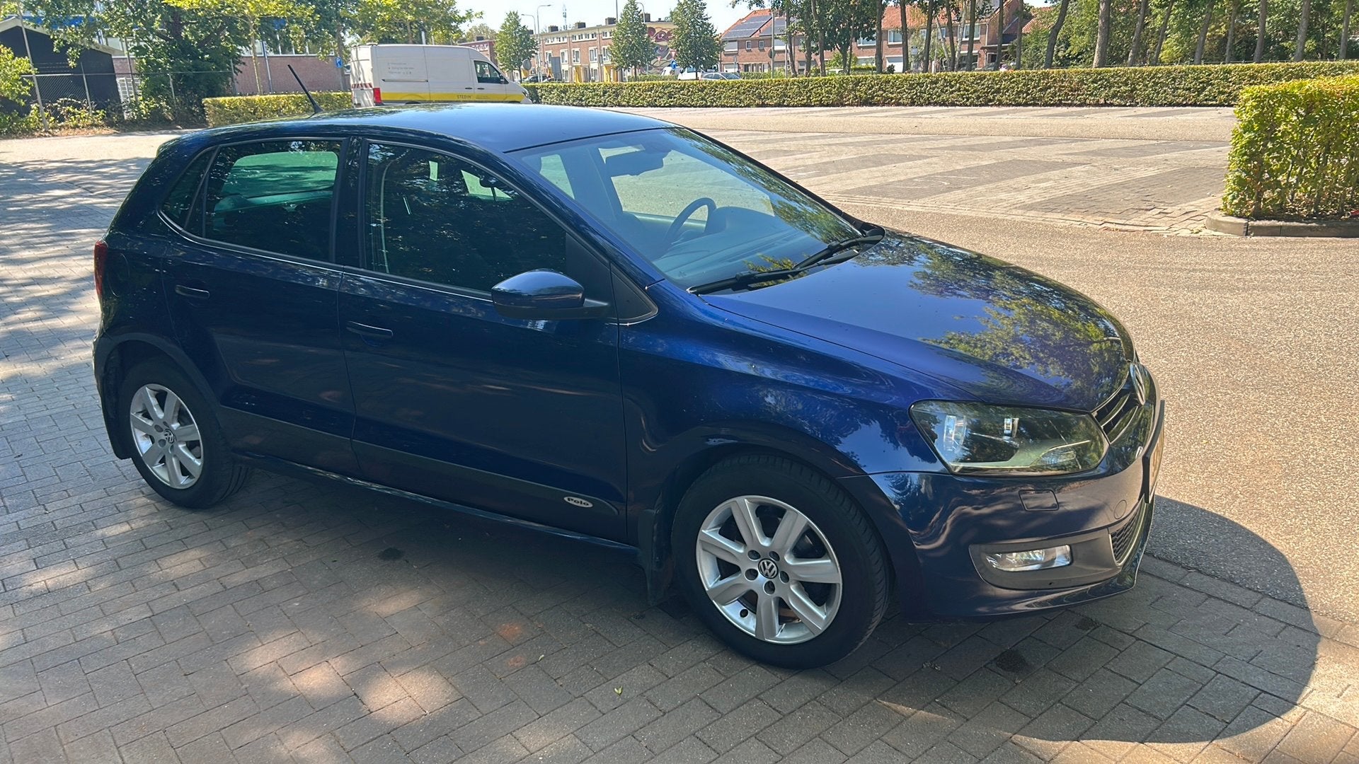 VW Polo 1.2 TSI | 135.000km | Trekhaak | Airco, Auto's, Voorwielaandrijving, Euro 5, 40 €/maand, Zwart
