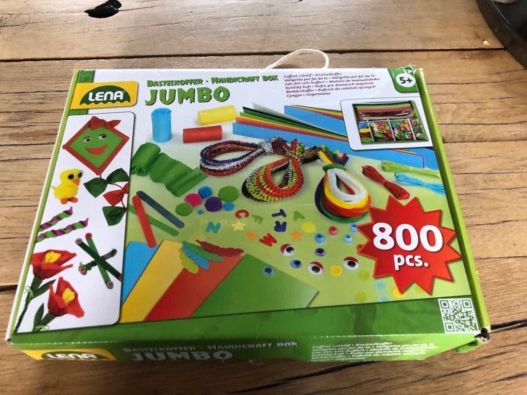 Lena knutselkoffer, Hobby en Vrije tijd, Knutselen, Gebruikt, Meerkleurig, Overige materialen, Educatief