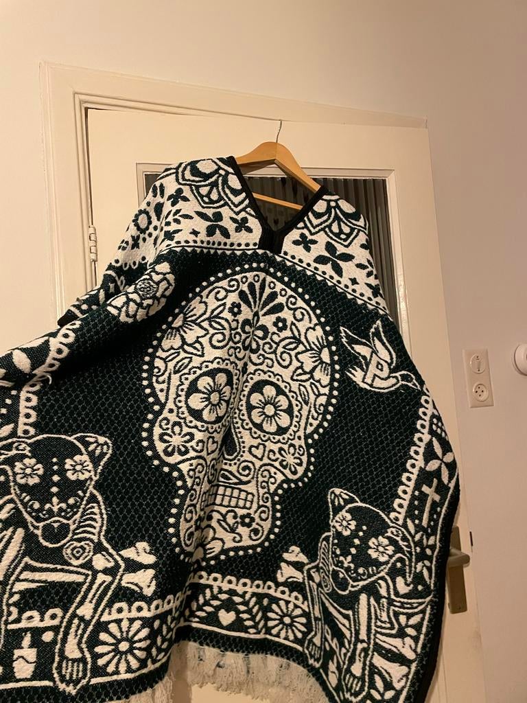 Unieke Mexicaanse Poncho, Ophalen of Verzenden, Zo goed als nieuw