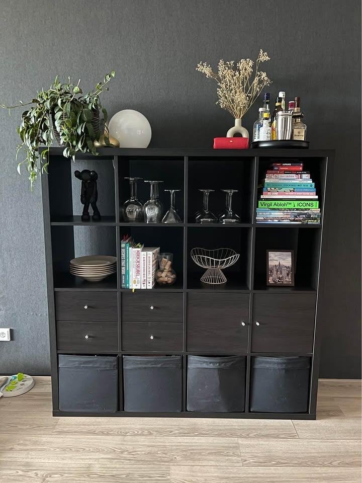 IKEA KALLAX kast, Ophalen, Gebruikt, 150 tot 200 cm, 25 tot 50 cm